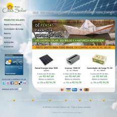 Março de 2010 – Primeira Loja Virtual da Minha Casa Solar