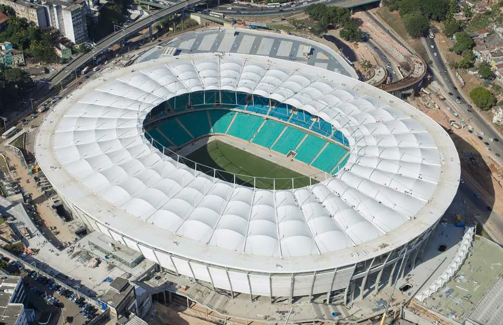 arena fonte nova salvador placas solares