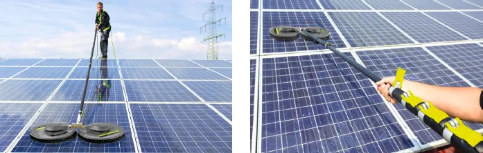 limpeza de painel solar