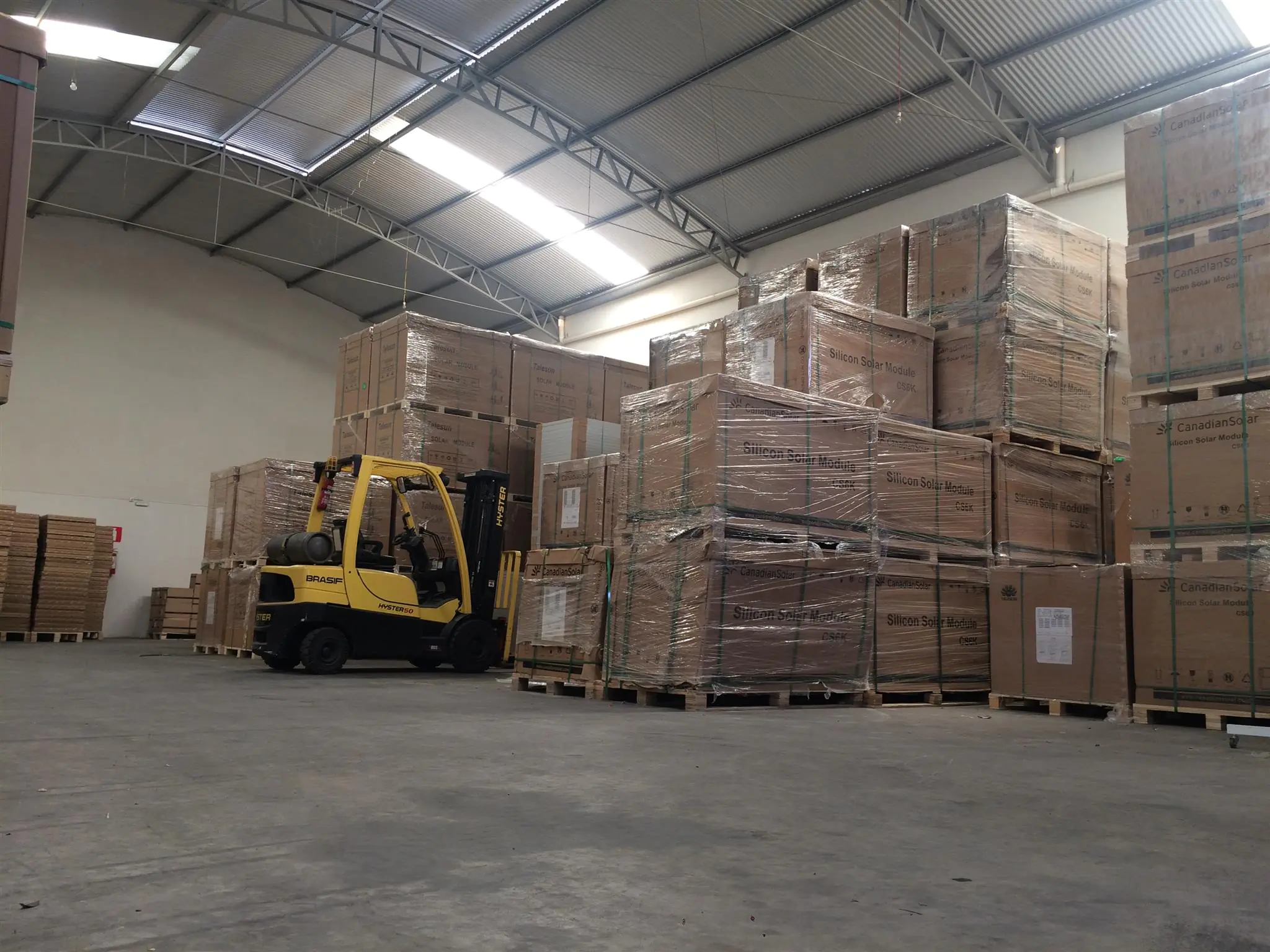 Julho 2017 – Mudança para novo galpão