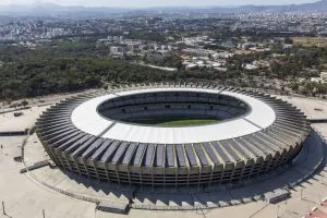 estádios no brasil com energia solar - estádio Mineirão