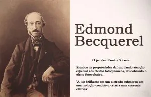 Becquerel pai dos painéis solares