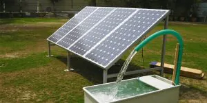 bombeamento de água