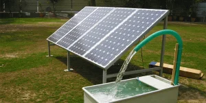 Bombeamento de água solar