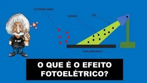 Teoria sobre o efeito fotoelétrico, de Einstein.