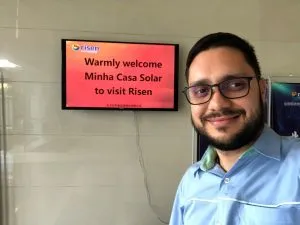 visita da Minha Casa Solar na Risen