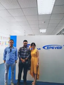 Visita da Minha Casa Solar, na fábrica da EPEVER.